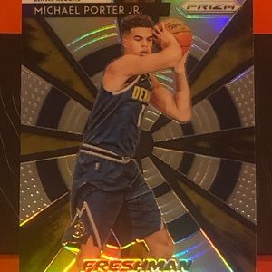 Michael porter jr silver prizm rookie card